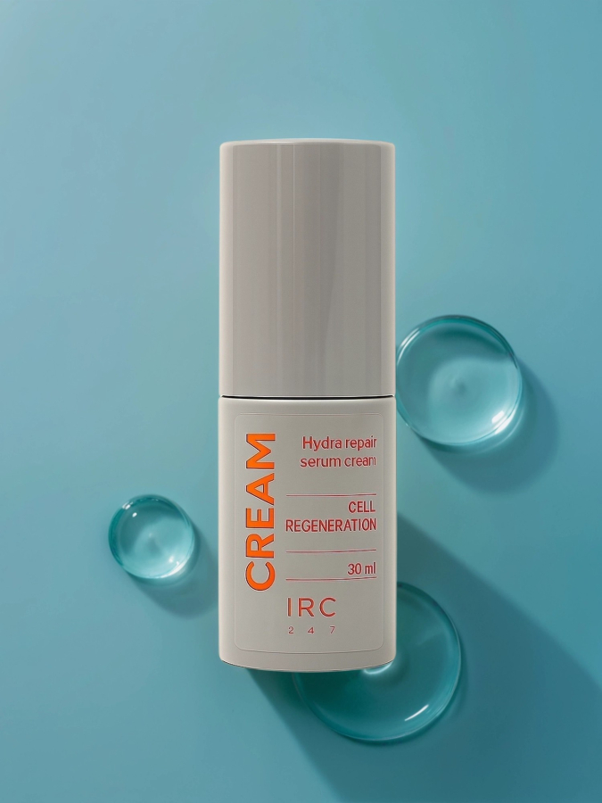 Восстанавливающий крем-флюид с пребиотиками для комбинированной и жирной кожи