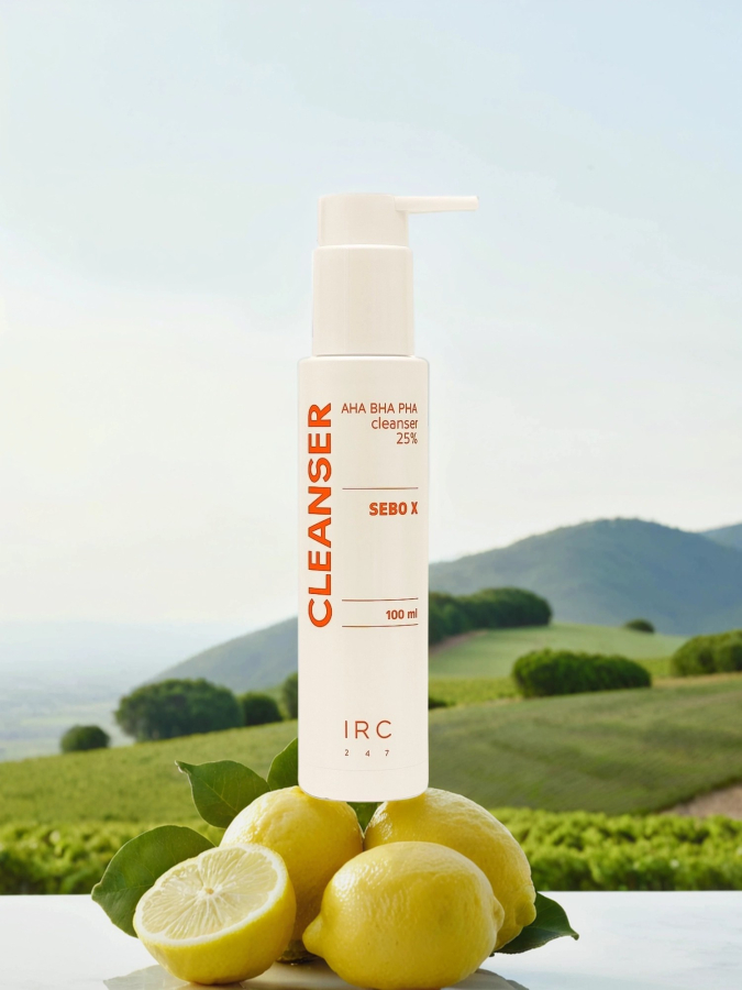 Гель для умывания для жирной и проблемной кожи с AHA и BHA кислотами + PHA {комплекс 8 кислот}