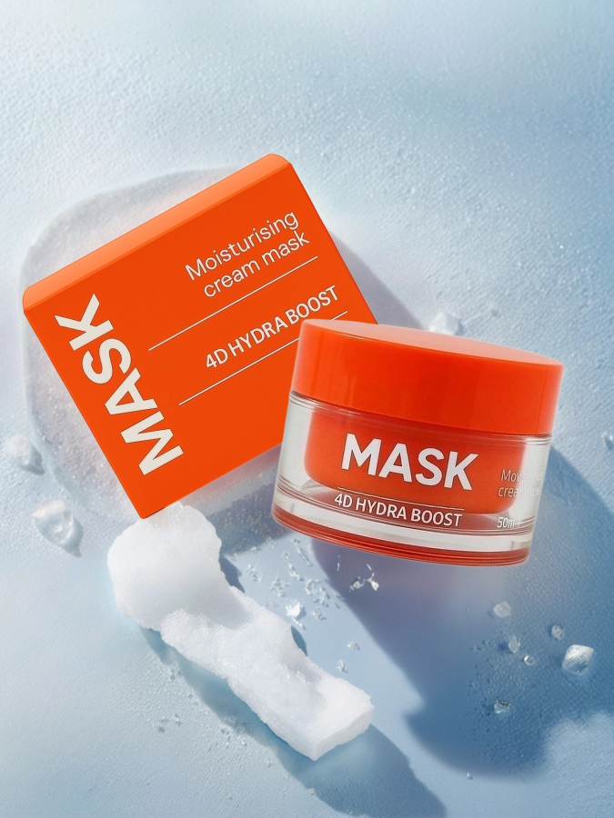 Экстемально увлажняющая маска-крем с пребиотиками для ровного тона и сияния